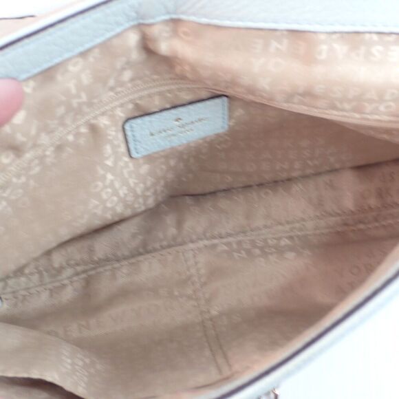 Kate Spade Astor Court Cynthia Grace Blue Quilted Leather Shoulder Bag WKRU2650 - Picture 5 of 15